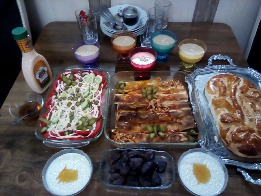 عکس افطارخونه مامانم
