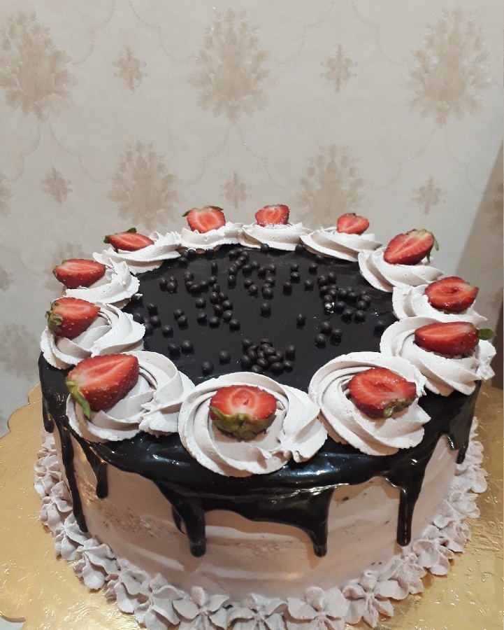 کیک  تولد شکلاتی