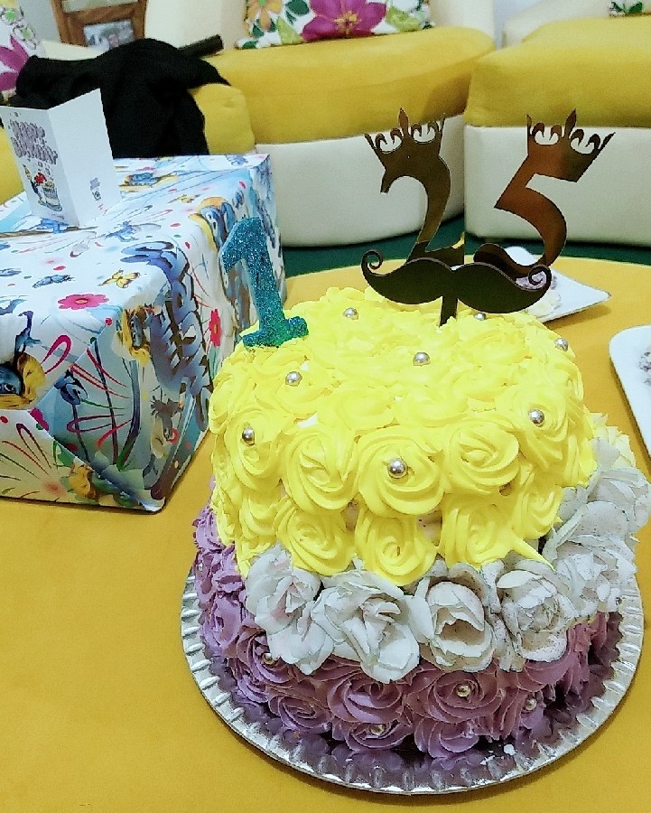 عکس کیک تولد دو طبقه