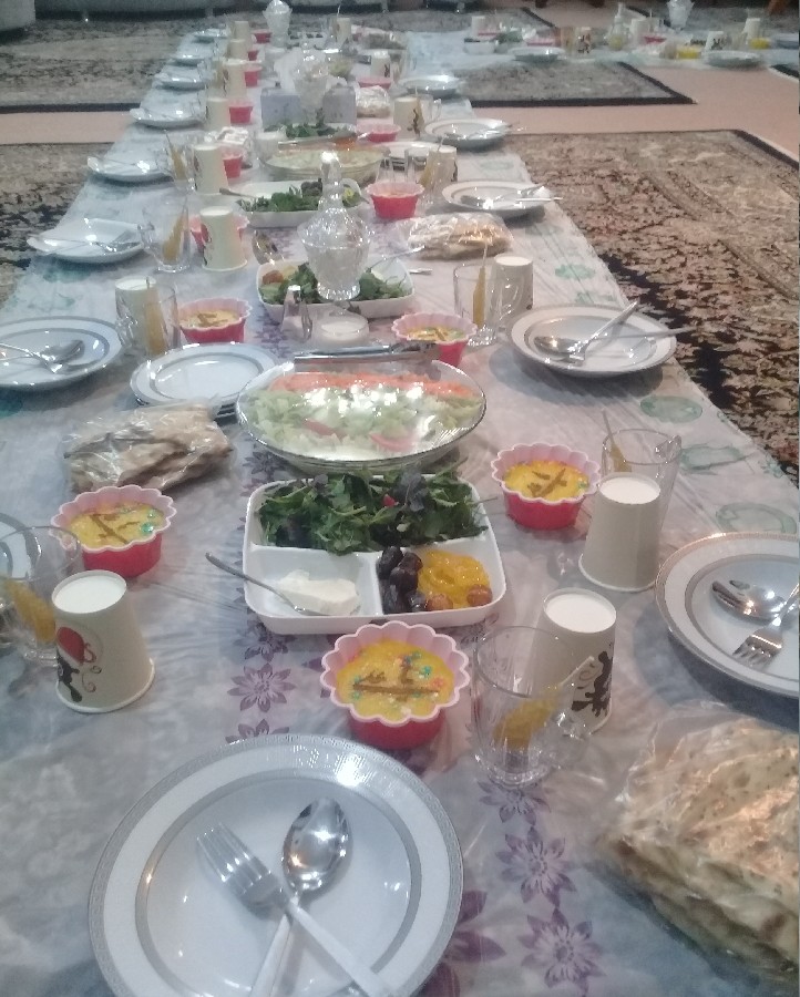 عکس آخرین مهمانی افطار 