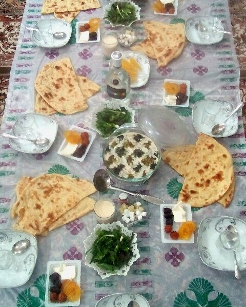 عکس سفره افطاری