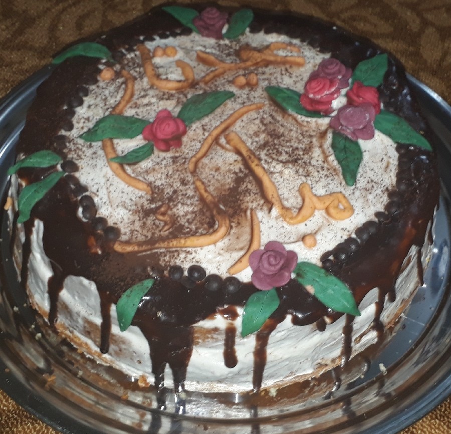 عکس اینم کیک شیفون پیشاپیش برای عید فطر 