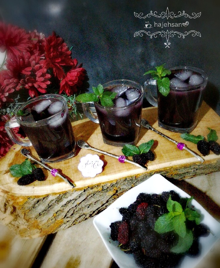 عکس شربت شاتوت خنک ودلچسپ?