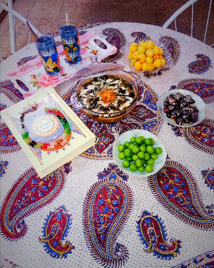 عکس آش افطاری 