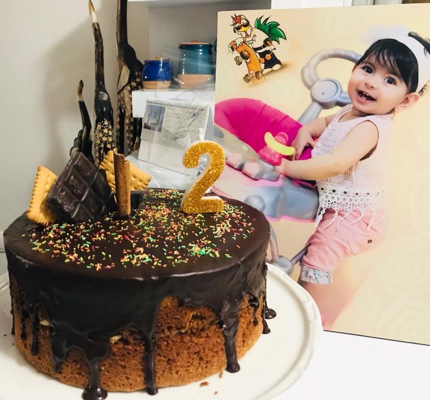 عکس اینم کیک تولد دخترم 