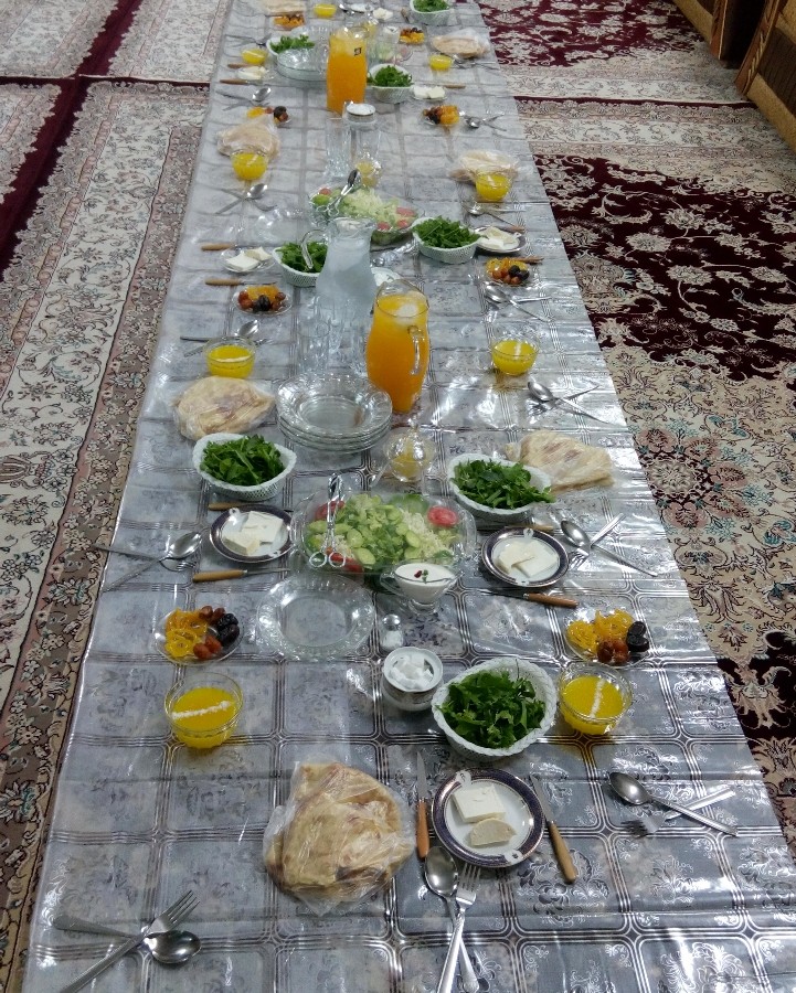 عکس سفره افطاری