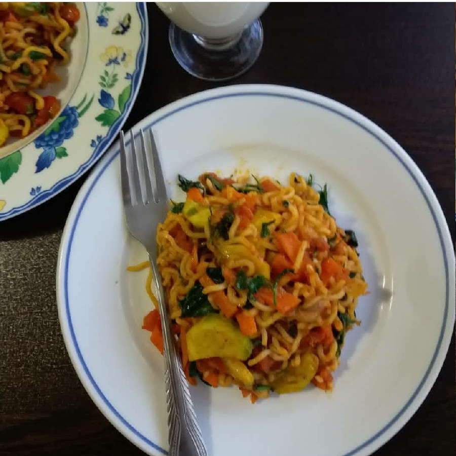 ماکارونی سبزیجات