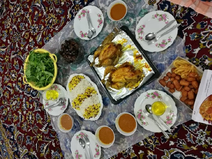 عکس آخرین افطار ماه رمضان