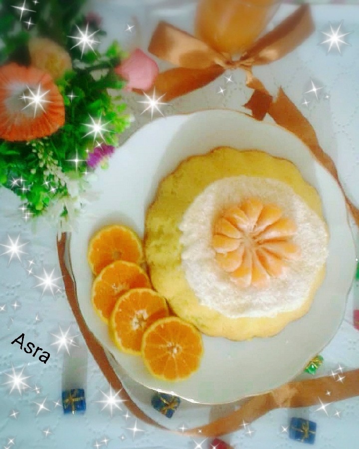 عکس کیک نارنگی 