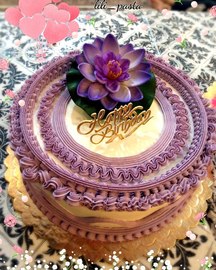 کیک تولد دختر دایی گلم