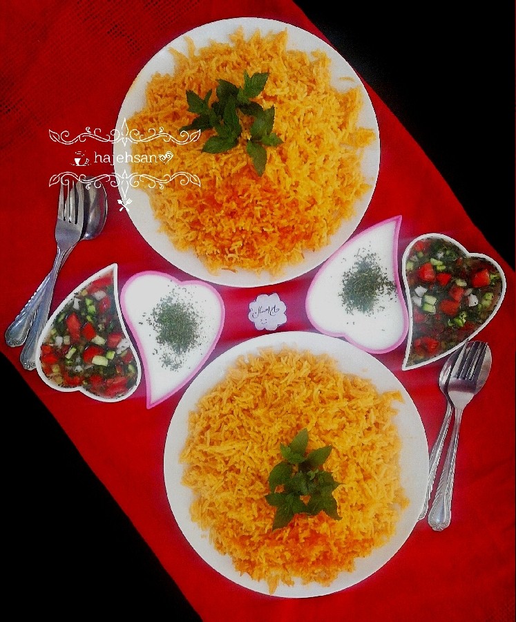 عکس غذای ساده من پلودمی ربی