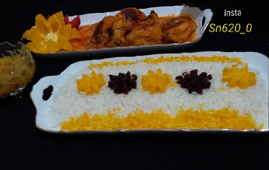 عکس خورش مرغ زعفرانی مخصوص