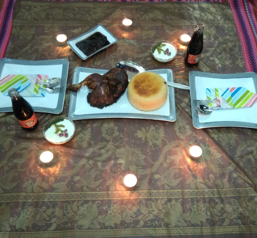 عکس شام تولد همسرم