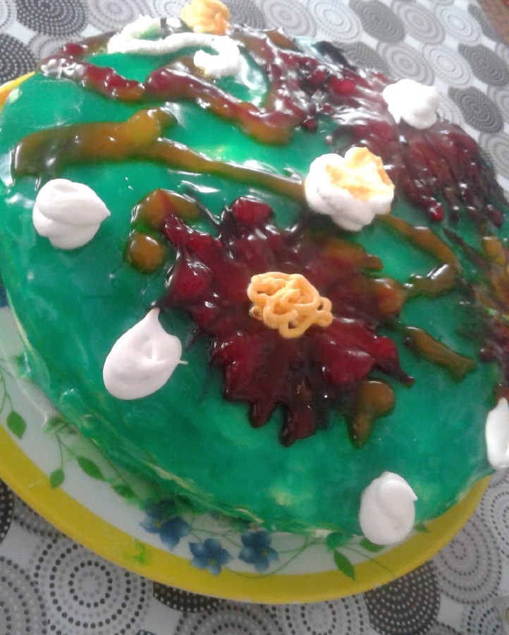 کیک ده سانتی 