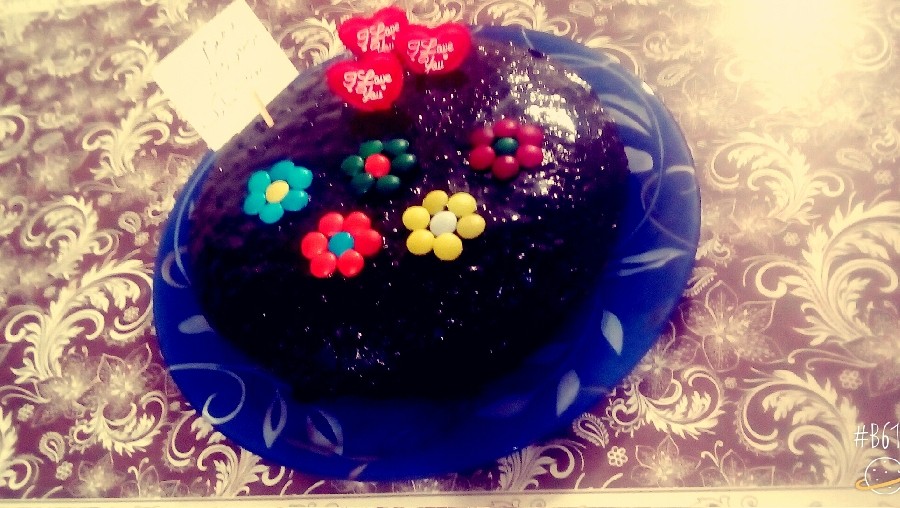 کیک خودم پز روزدخترگلم