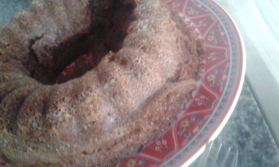 عکس اولین کیک من در توستر