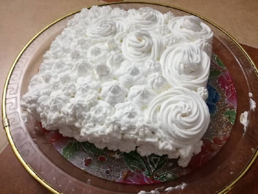 کیک با اسانس موزی