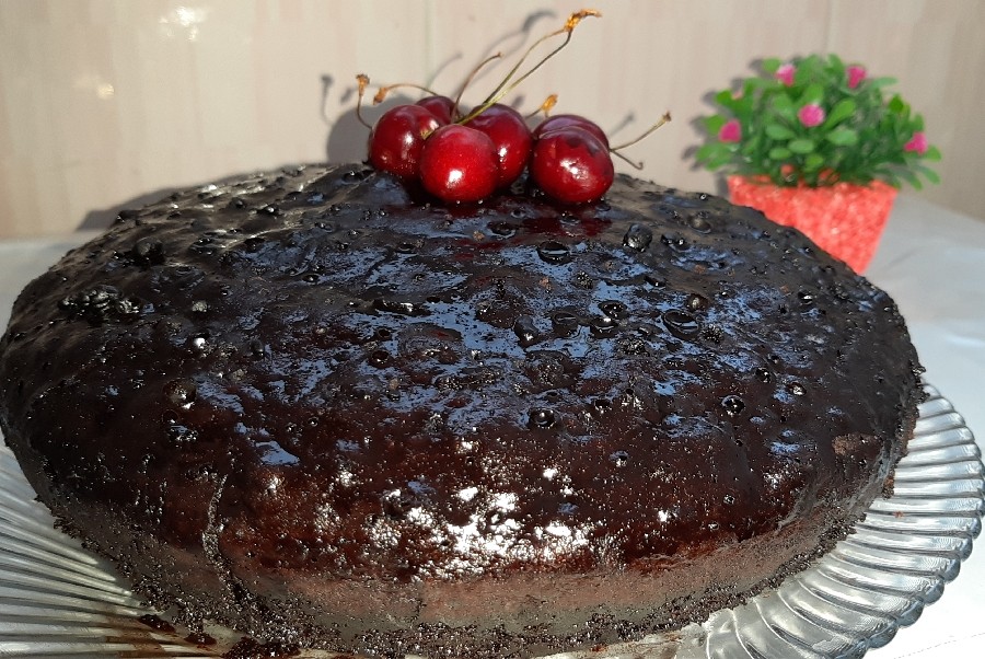 عکس #کیک خیس شکلاتی