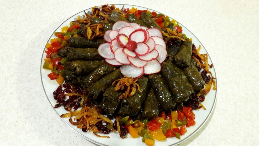 عکس دلمه وآش به به نوش جونمون