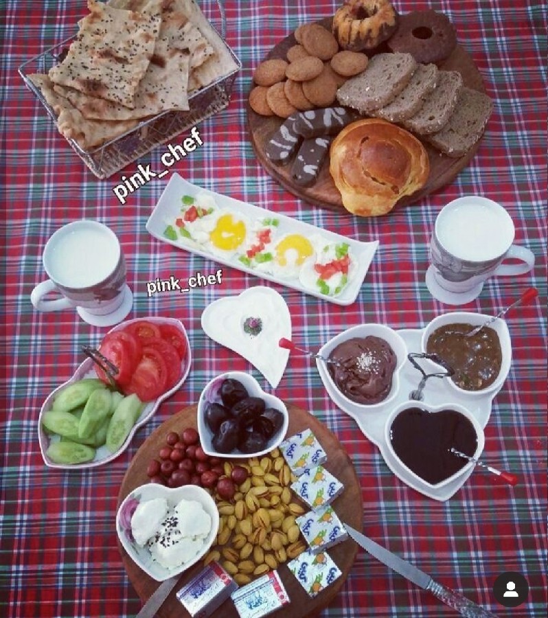 عکس صبحانه روز تعطیل