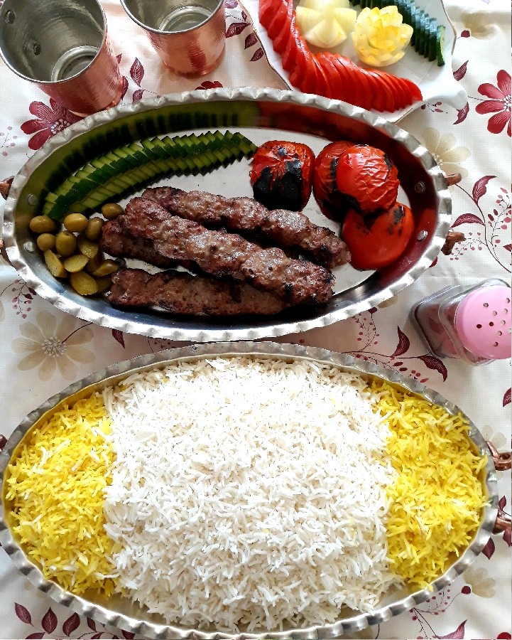 عکس کباب کوبیده لقمه ای