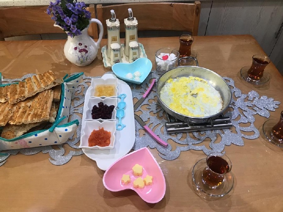 عکس صبونه دست جمعی