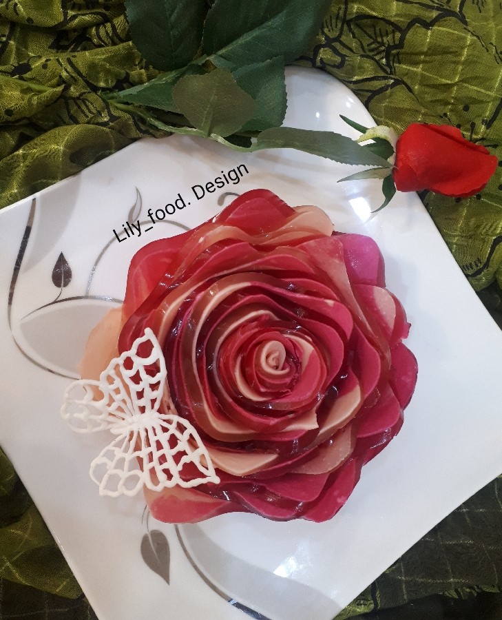 عکس ژله و پروانه شکلاتی