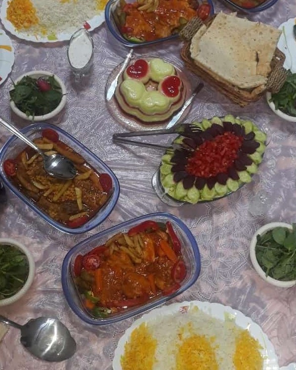 عکس ?یه شام خوشمزه