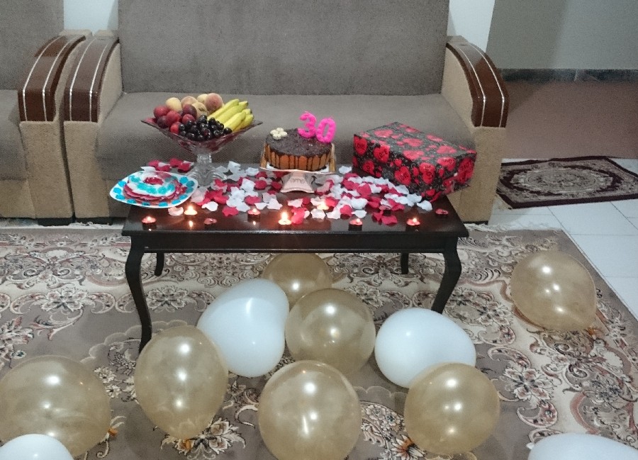 عکس تدارکات من برای تولد همسر جان