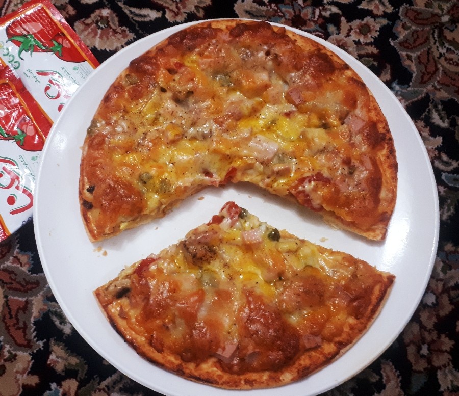پیتزا خونگی....بدون فر