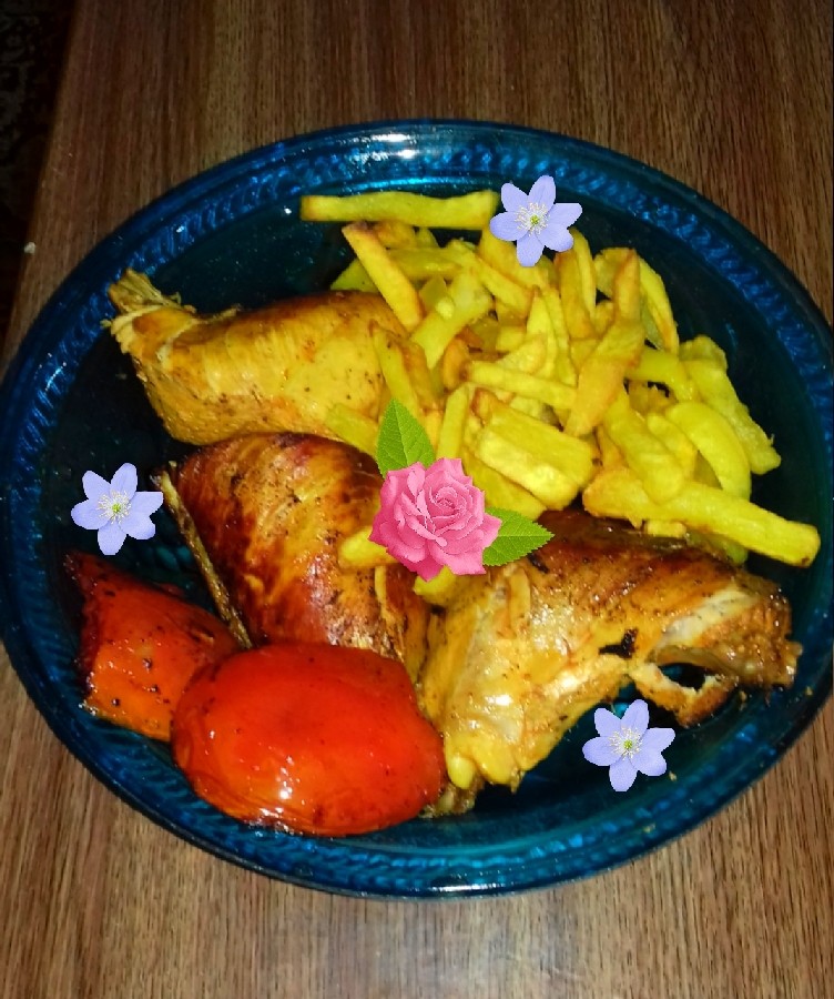 عکس شام خوشمزه من کنارهمسری (فاطمه بانو)