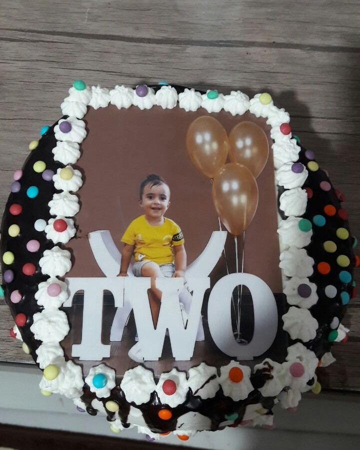 کیک من واسه تولد پسرم
