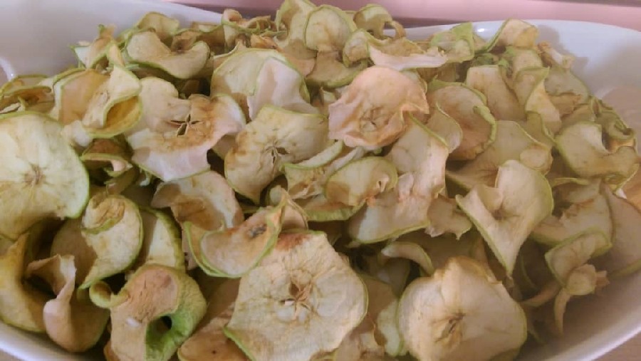 عکس سیب خشک