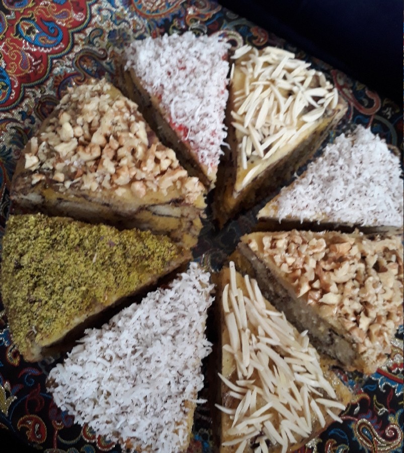 عکس کیک زرافه ای