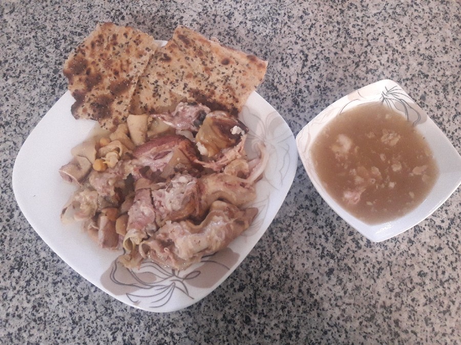 عکس کله پاچه ی صبح جمعه ی اکرم گلی