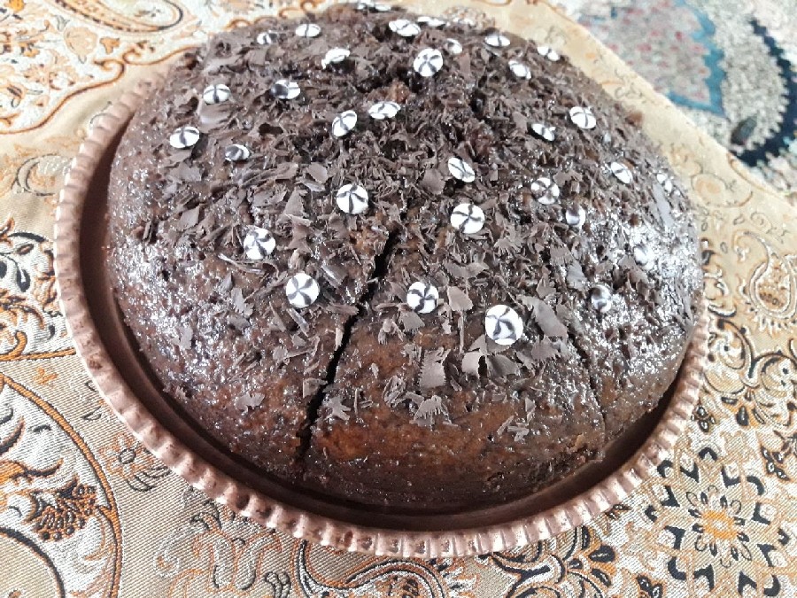 عکس اینم کیک خوشمزههه باپودر کاکائو بفرماییید عشقولیاا