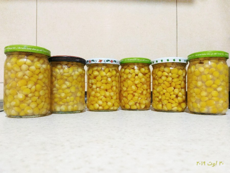 کنسرو ذرت شیرین