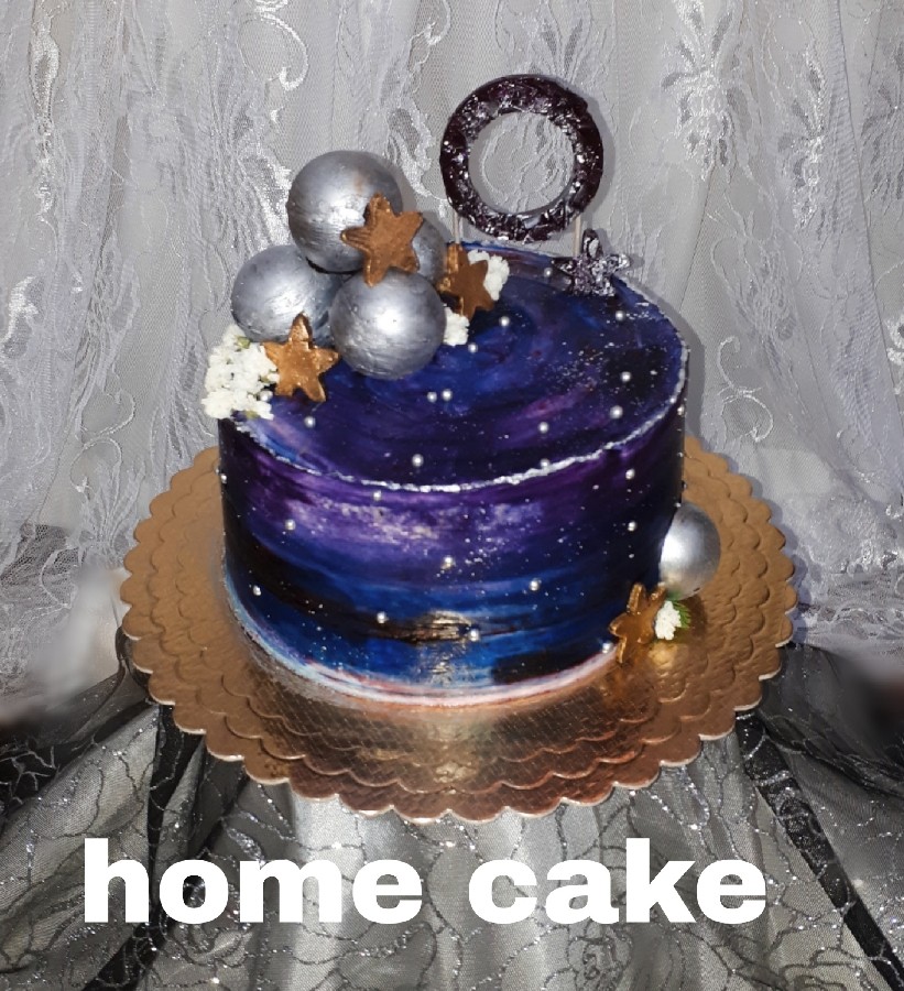 عکس کیک کهکشانی 