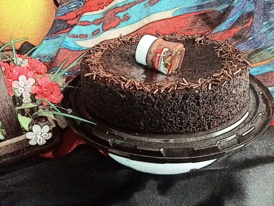 عکس کیک شکلاتی موزی