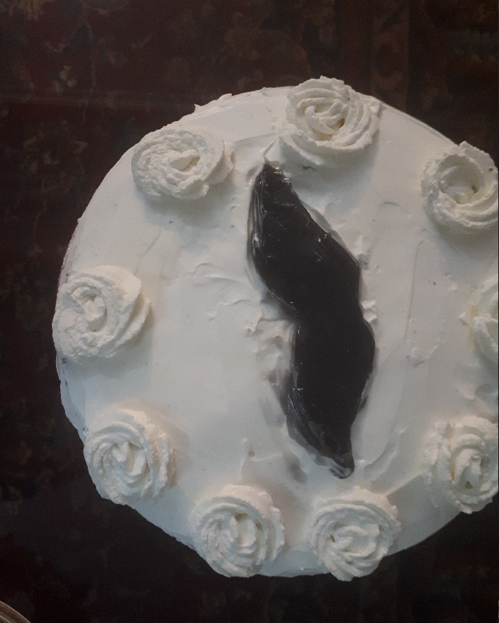 عکس کیک تولد شکلات نارگیلی