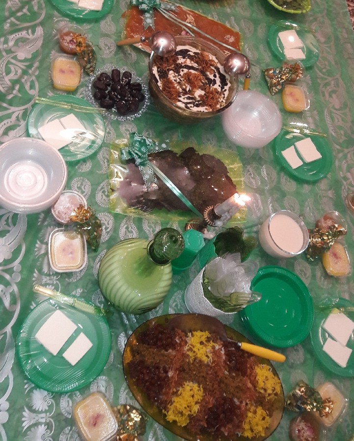 عکس سفره ی حضرت ابولفضل