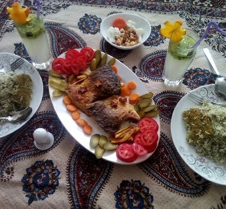 سبز پلو فیله ماهی