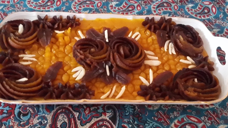 عکس حلوا ی روز عاشورا الان فرستادم ???