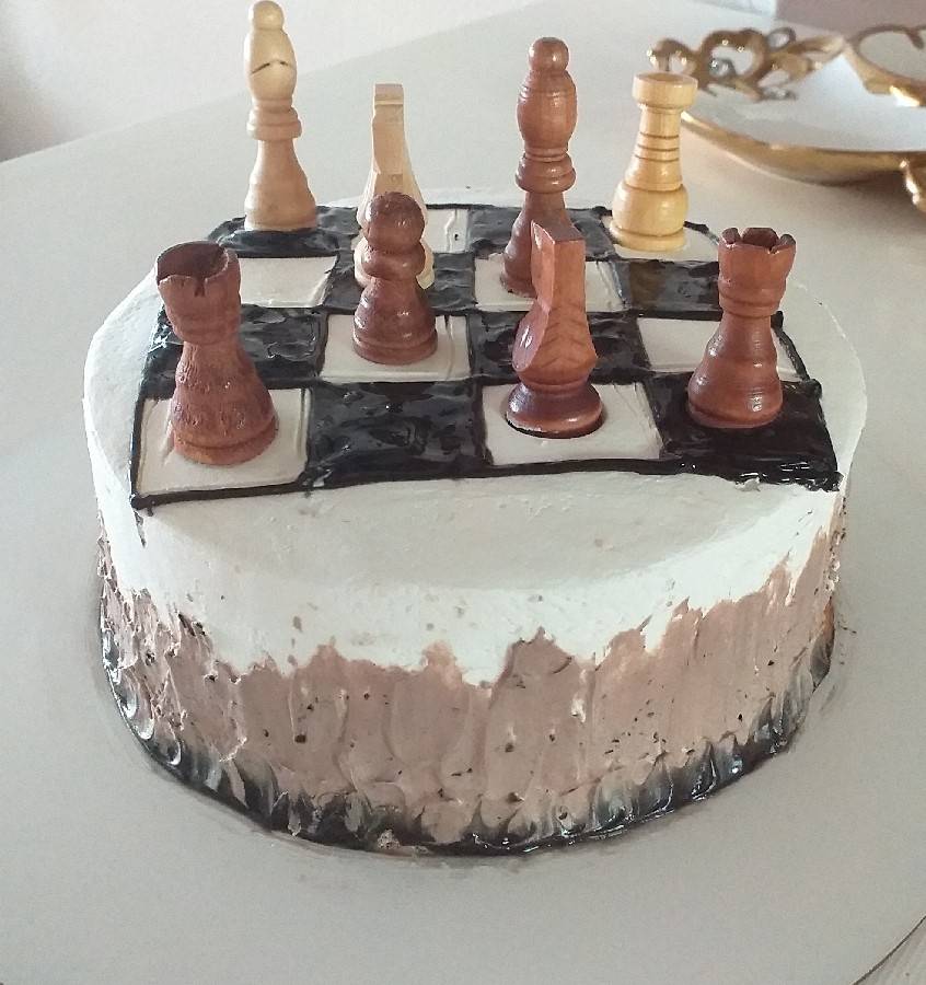 عکس کیک شطرنج