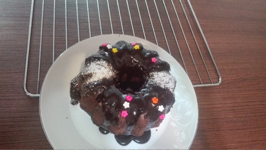 عکس کیک خیس شکلاتی با بافت عالی
