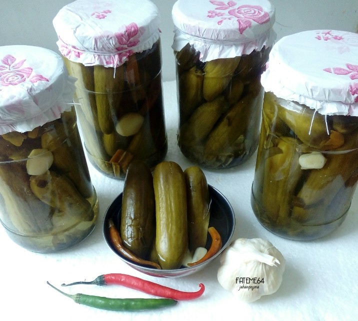 عکس خیار شور خونگی (سه روزه)