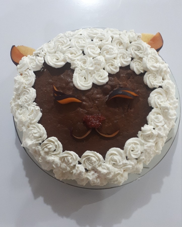 عکس کیک تولد پسر گلم(کیک قهوه)