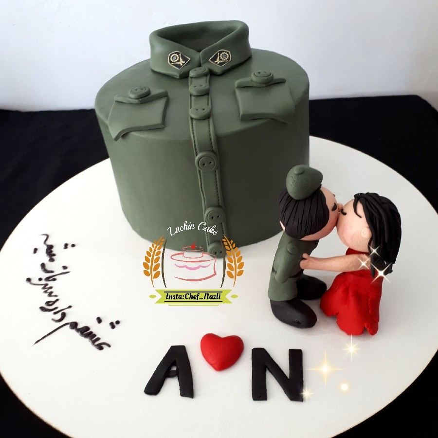 عکس کیک اعزام به خدمت سربازی