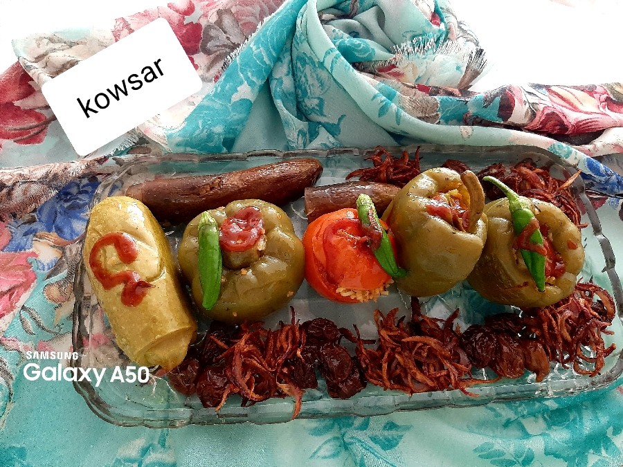 عکس دلمه هام واسه نهار خودم مادرشوهر