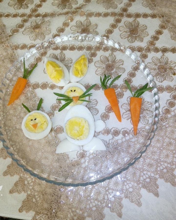 ( روزجهانی تخم مرغ)تزیین تخم مرغ برا پیش دبستانی پسرم 